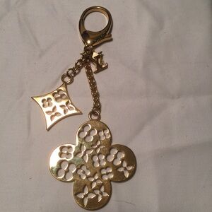 Louis Vuitton Gold Keychain